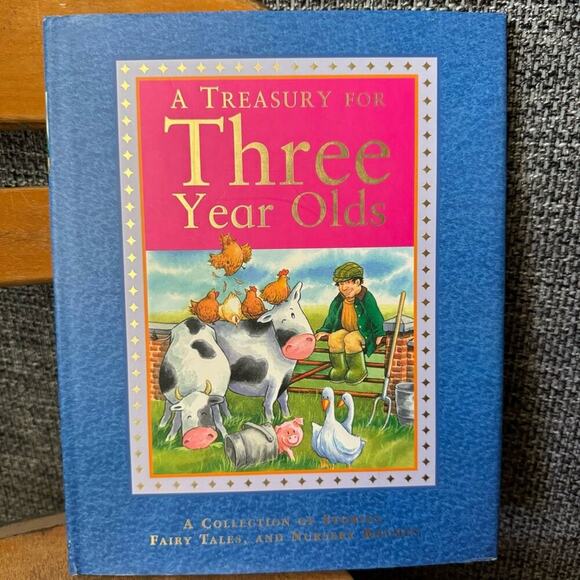 A Treasury for Three Year Olds Children's fairy tales nursery rhymes Bill Bolton - Picture 1 of 15